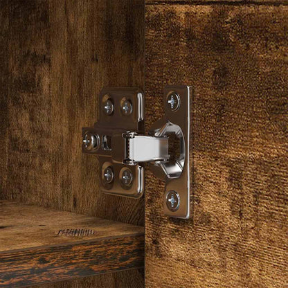 Wandmontierter Kleiderständer Räuchereiche 50 x 20 x 30 cm