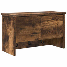 Wandmontierter Kleiderständer Räuchereiche 50 x 20 x 30 cm