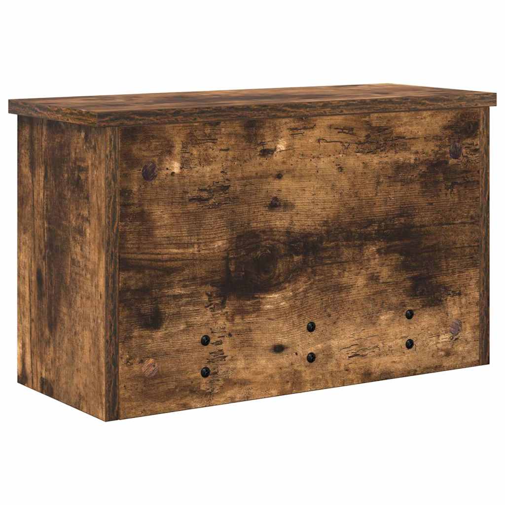 Wandmontierter Kleiderständer Räuchereiche 50 x 20 x 30 cm