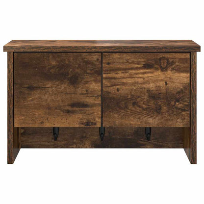 Wandmontierter Kleiderständer Räuchereiche 50 x 20 x 30 cm