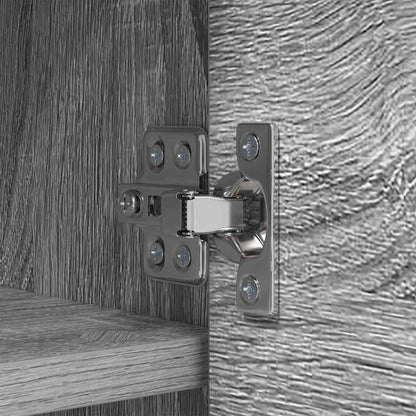 Wandmontierter Kleiderständer Grau Sonoma 50 x 20 x 30 cm