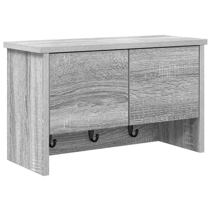 Wandmontierter Kleiderständer Grau Sonoma 50 x 20 x 30 cm