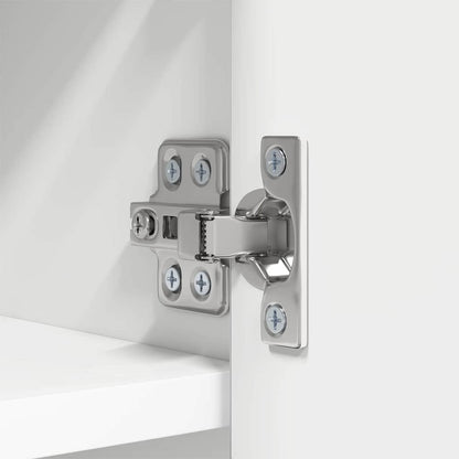 Wandmontierter Kleiderständer mit Regal Weiß 80 x 20 x 30 cm