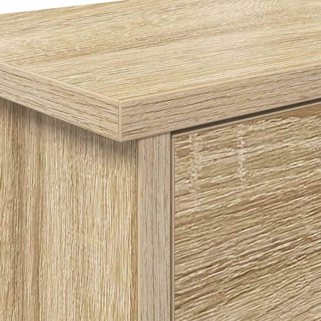 Wandmontierter Kleiderständer Sonoma Eiche 80 x 20 x 30 cm