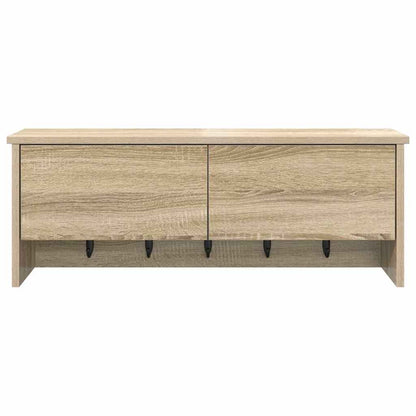 Wandmontierter Kleiderständer Sonoma Eiche 80 x 20 x 30 cm