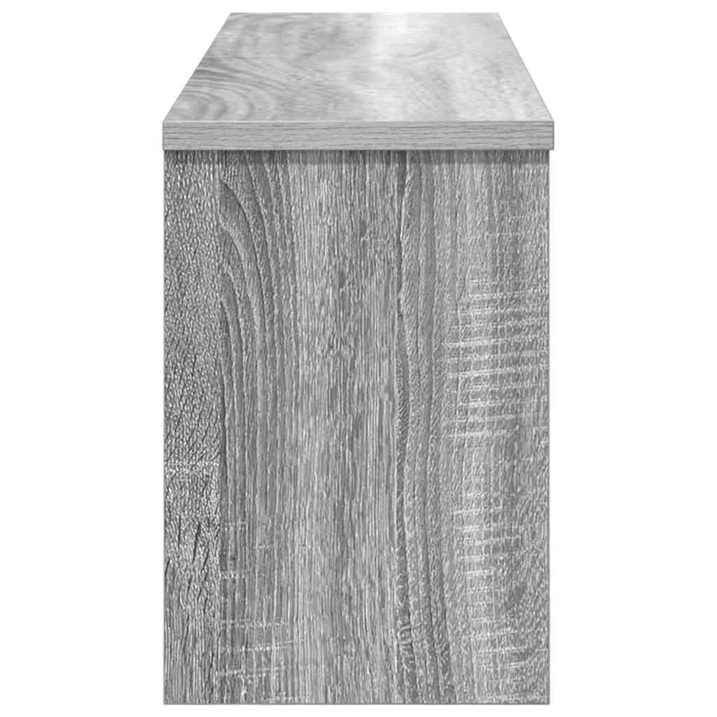 Wandmontierter Kleiderständer Grau Sonoma 80 x 20 x 30 cm