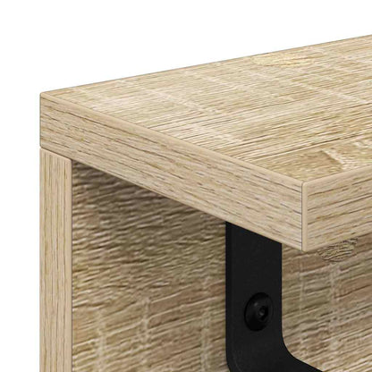 Wandmontierter Kleiderständer Sonoma Eiche 40 x 10.5 x 10.5 cm
