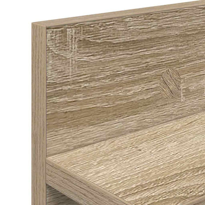 Wandmontierter Kleiderständer Sonoma-Eiche 100 x 10.5 x 18 cm