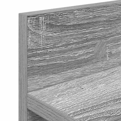 Wandmontierter Kleiderständer Grau Sonoma 100 x 10.5 x 18 cm