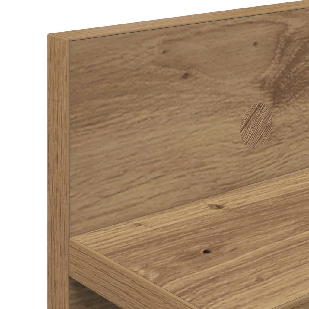 Wandmontierter Kleiderständer Artisan-Eiche 100 x 10.5 x 18 cm