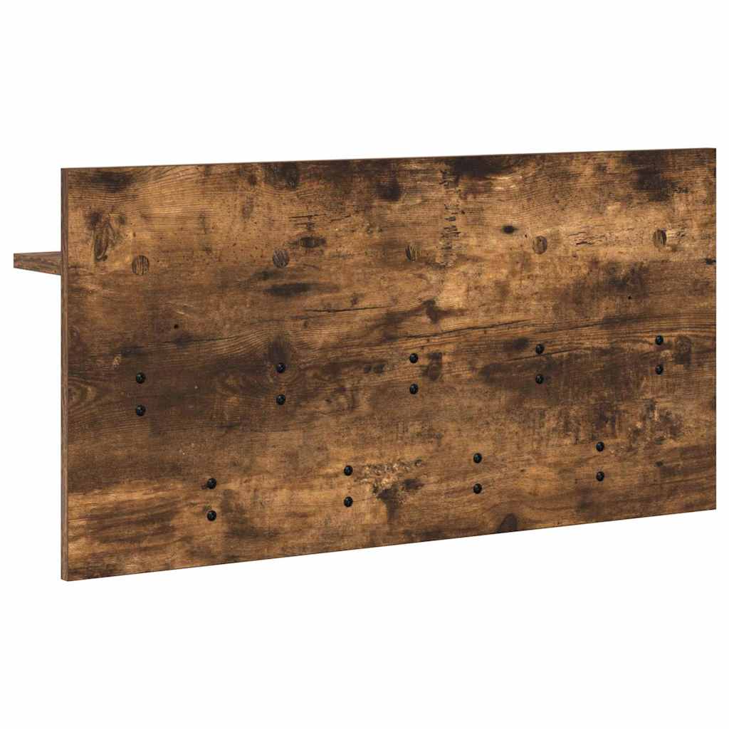 Wandmontierter Kleiderständer Räuchereiche 80 x 40 x 12 cm