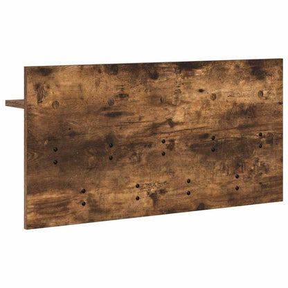Wandmontierter Kleiderständer Räuchereiche 80 x 40 x 12 cm