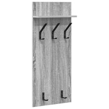 Wandmontierter Kleiderständer Grau Sonoma 90 x 40 x 10 cm