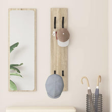 Wandmontierter Kleiderständer Sonoma Eiche 20 x 1,5 x 100 cm