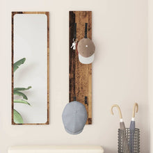 Wandmontierter Kleiderständer Altholz 20 x 1,5 x 100 cm