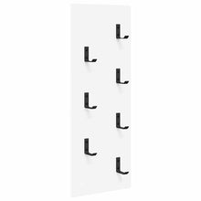 Wandmontierter Kleiderständer Weiß 30 x 1.5 x 80 cm