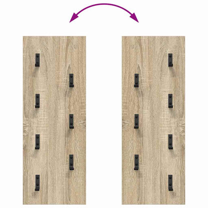 Wandmontierter Kleiderständer Sonoma Eiche 30 x 1.5 x 80 cm