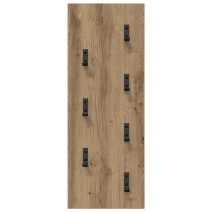 Wandmontierter Kleiderständer Wandmontiert Eiche handwerklich