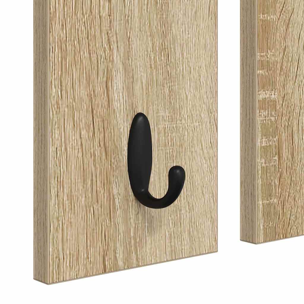 Wandmontierter Kleiderständer Sonoma Eiche 85 x 10 x 45 cm