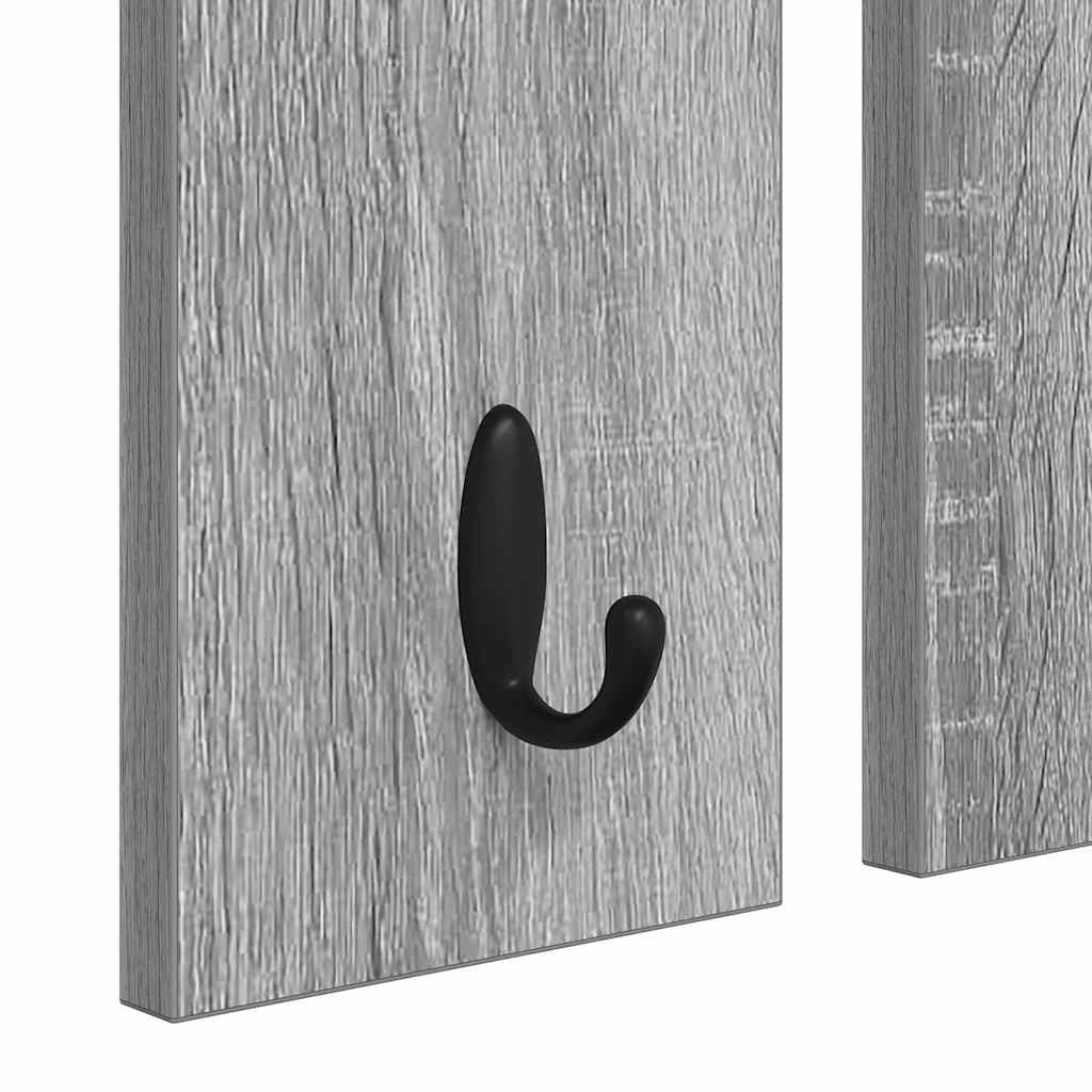 Wandmontierter Kleiderständer Grau Sonoma 85 x 10 x 45 cm