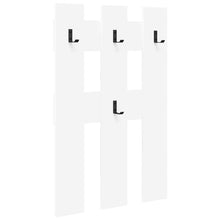 Wandmontierter Kleiderständer Wandmontiert Weiß 65 x 3 x 100 cm