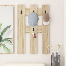 Wandmontierter Kleiderständer Sonoma-Eiche 65 x 3 x 100 cm