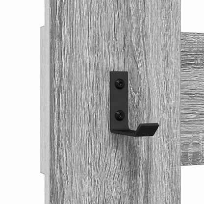 Wandmontierter Kleiderständer Grau Sonoma 65 x 3 x 100 cm