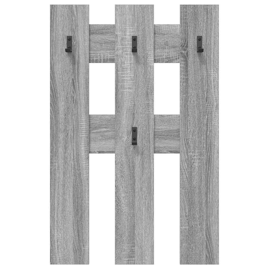 Wandmontierter Kleiderständer Grau Sonoma 65 x 3 x 100 cm