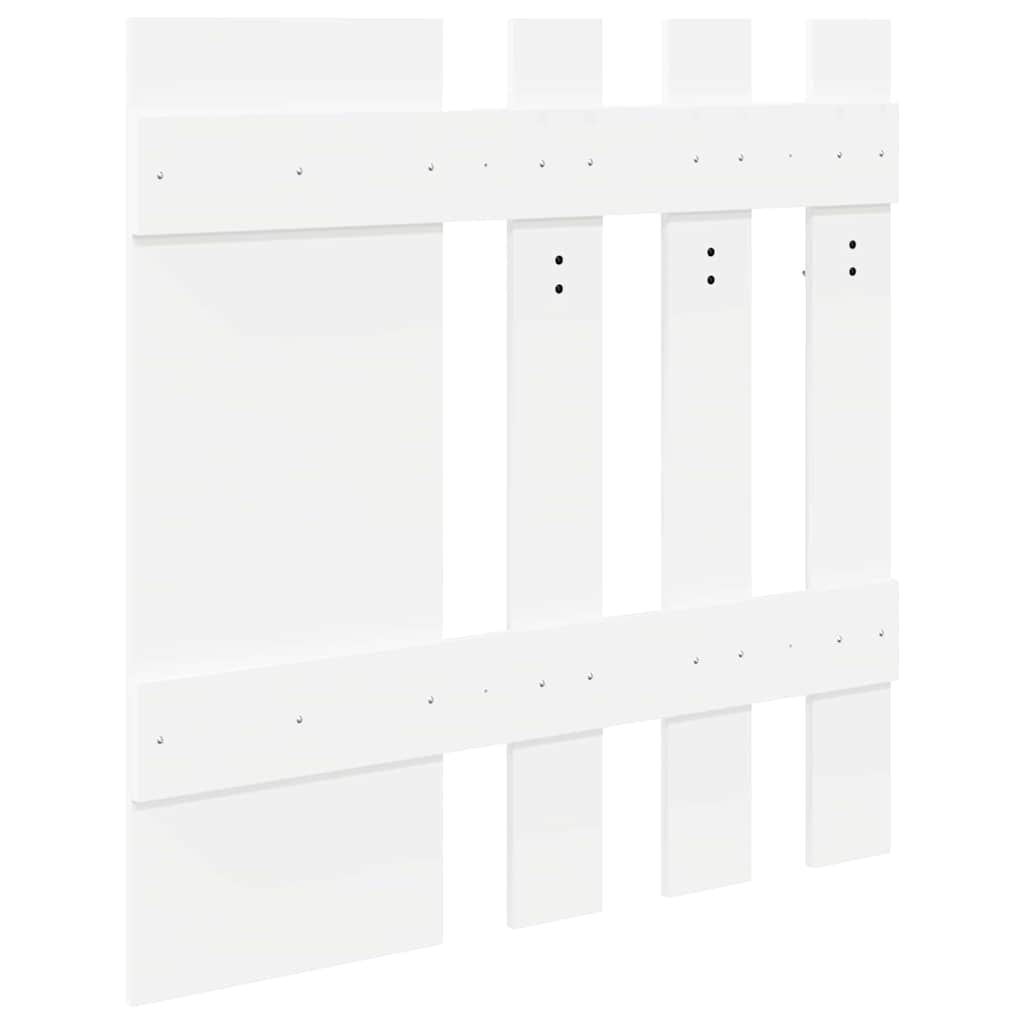 Wandmontierter Kleiderständer Weiß 100 x 10 x 100 cm