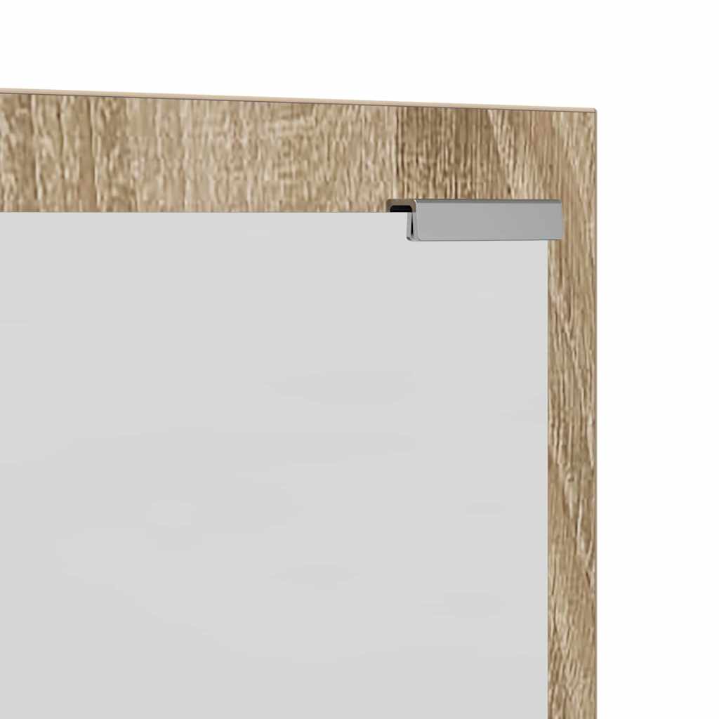 Wandmontierter Kleiderständer Sonoma Eiche 100 x 10 x 100 cm