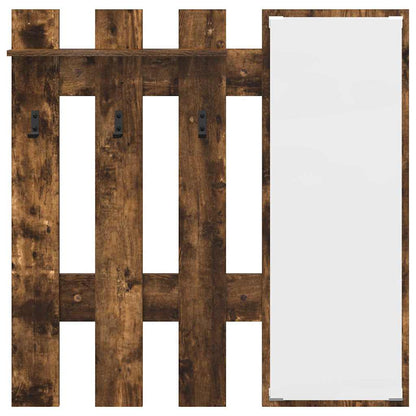 Wandmontierter Kleiderständer Rauch-Eiche 100 x 10 x 100 cm