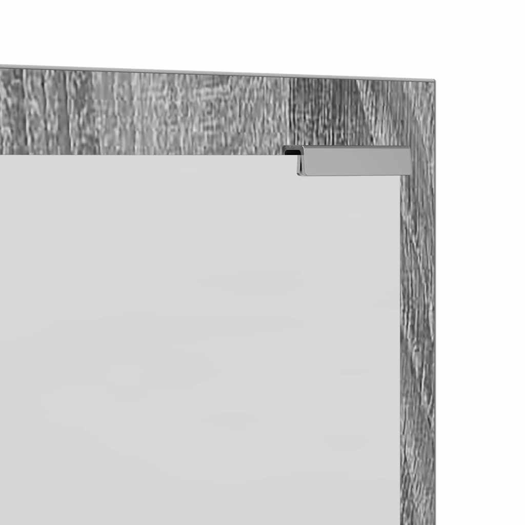 Wandmontierter Kleiderständer Grau sonoma 100 x 10 x 100 cm