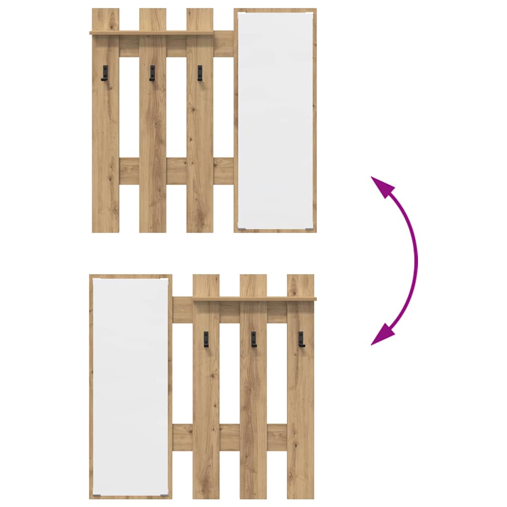 Wandmontierter Kleiderständer Wandmontiert mit Speicher