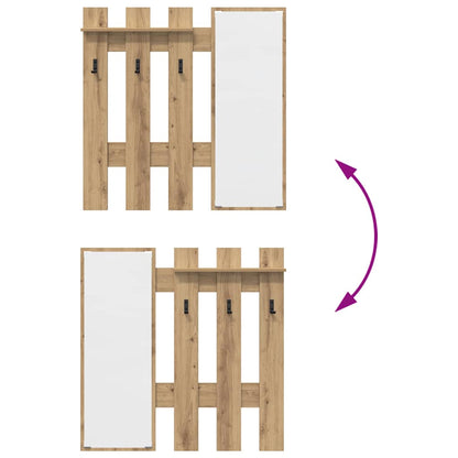 Wandmontierter Kleiderständer Wandmontiert mit Speicher