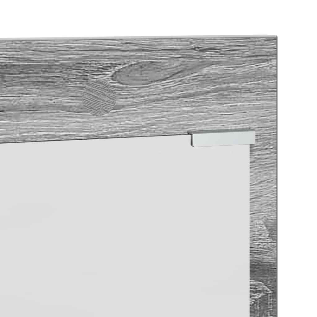 Wandmontierter Kleiderständer Grau Sonoma 90 x 10 x 50 cm