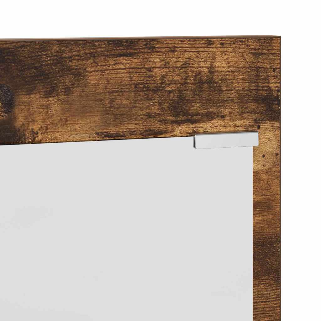 Wandmontierter Kleiderständer Räuchereiche 70 x 10 x 90 cm