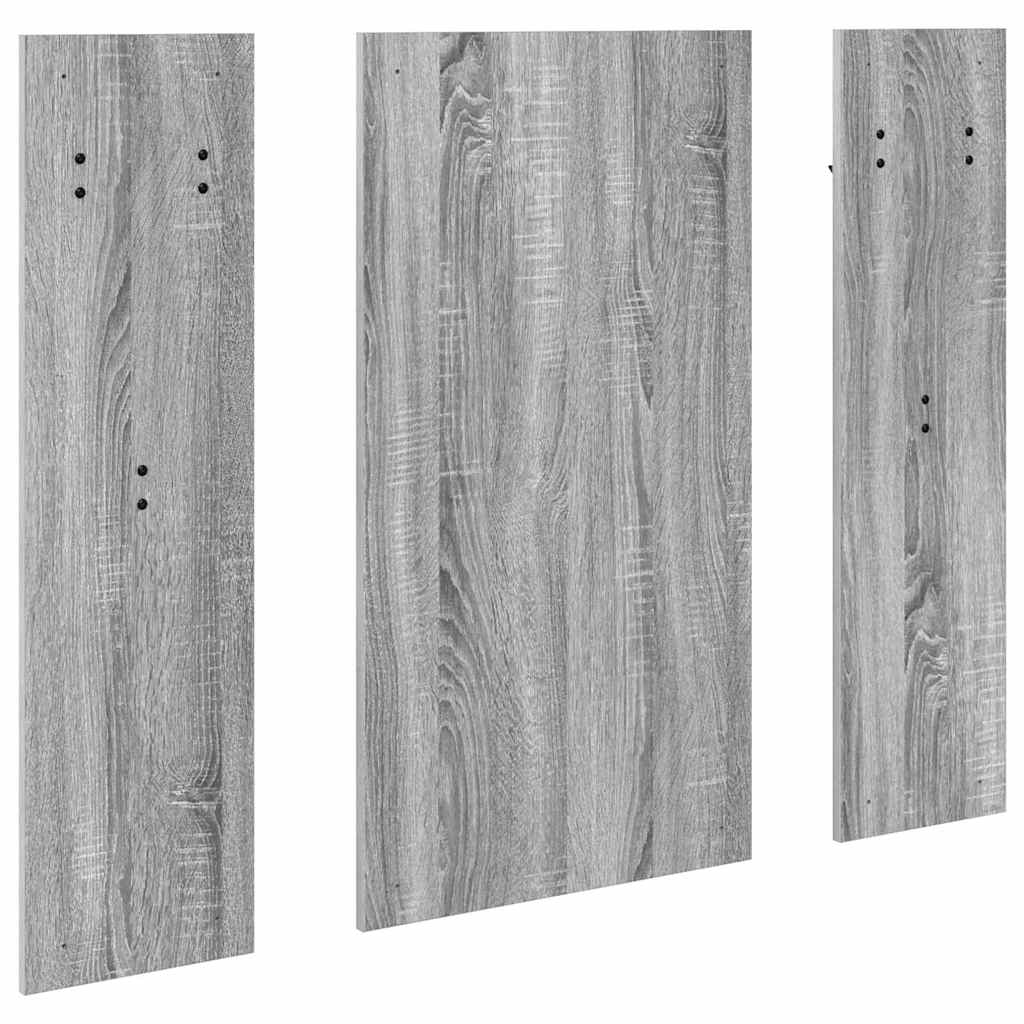 Wandmontierter Kleiderständer Grau Sonoma 96 x 1.5 x 90 cm