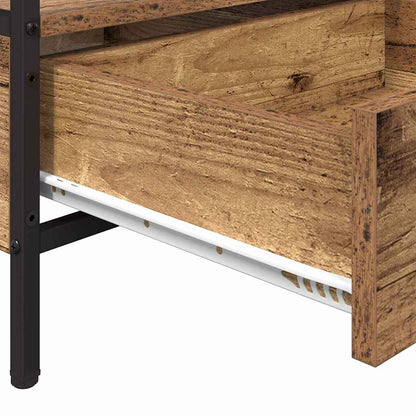 Couchtisch with Drawer Altholz 100 x 51 x 45 cm Holzwerkstoff