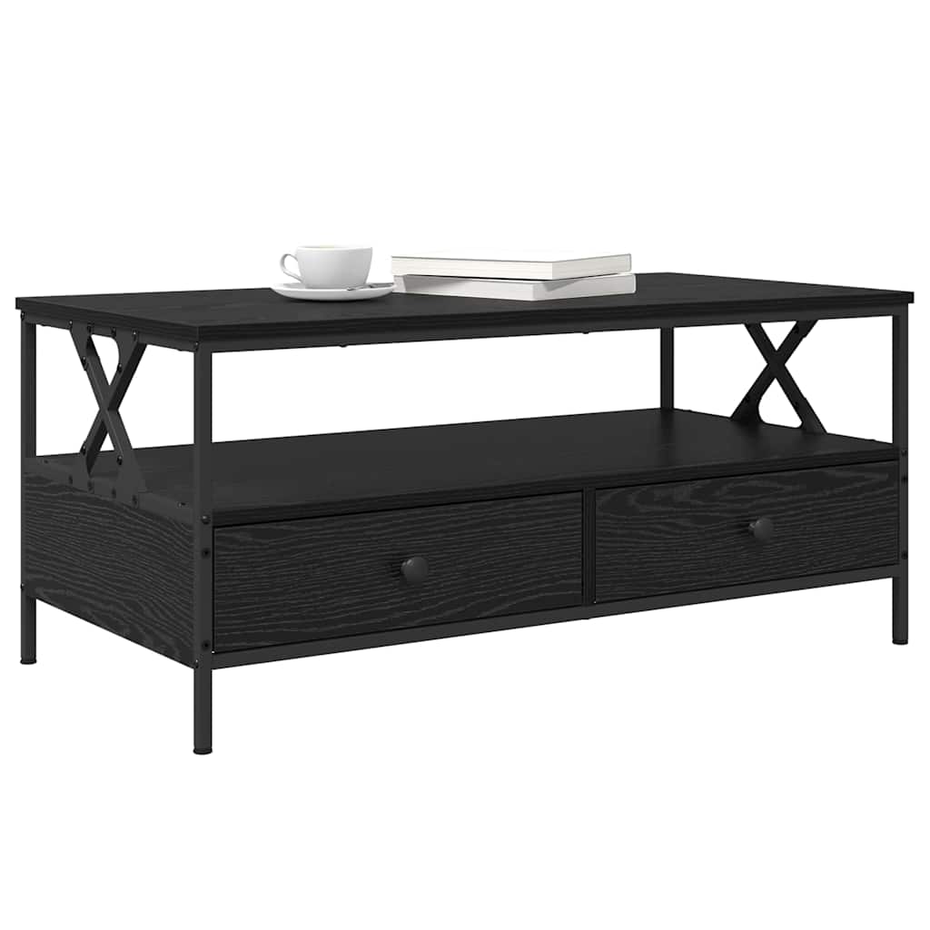 Couchtisch Schwarze Eiche 100 x 51 x 45 cm Holzwerkstoff