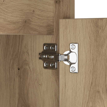 LED Nachttisch 2 pcs Artisan-Eiche 38 x 34 x 61 cm