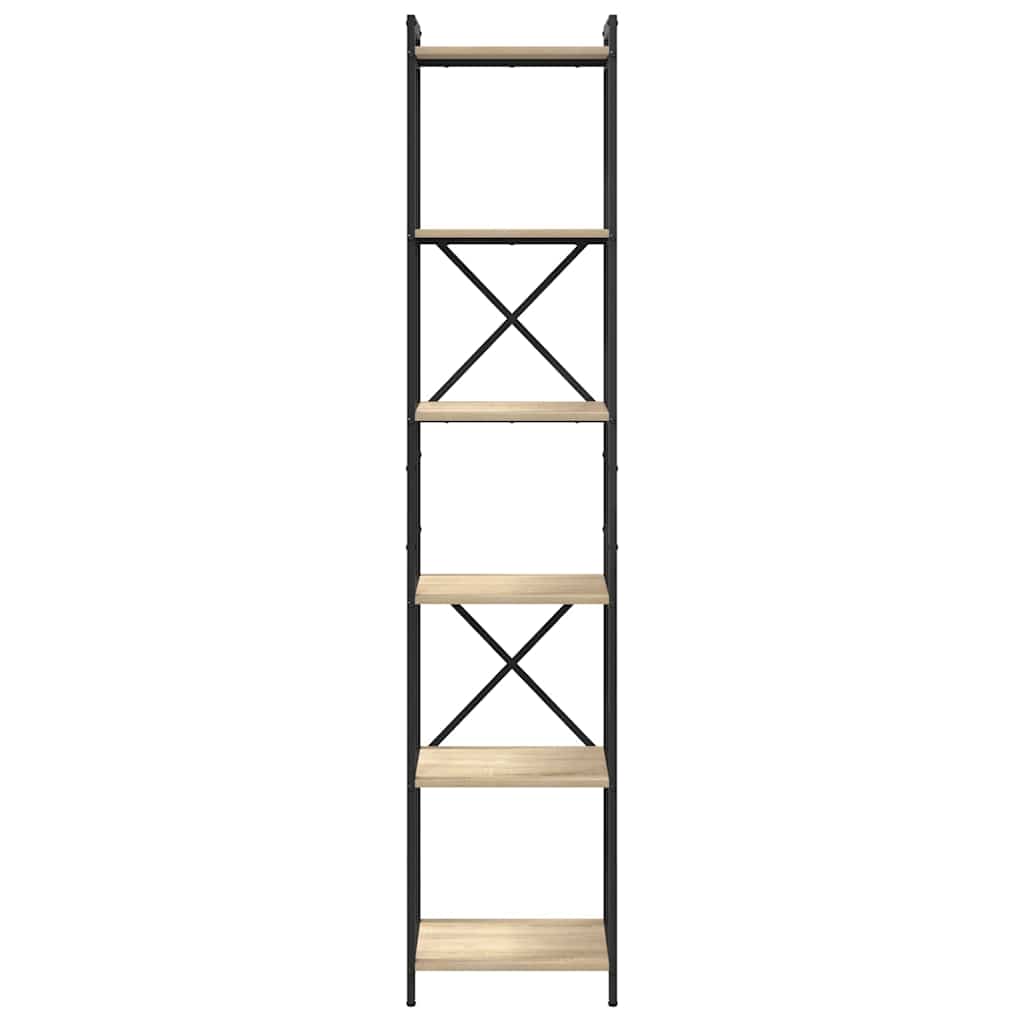 Bücherregal Sonoma-Eiche 40 x 30 x 188 cm Holzwerkstoff