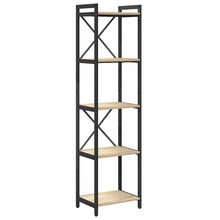 Bücherregal Sonoma-Eiche 40 x 30 x 153 cm Holzwerkstoff