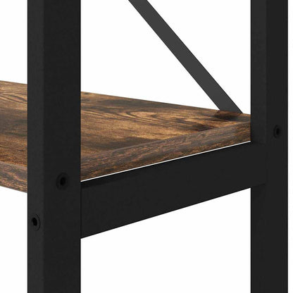 Bücherregal Räuchereiche 40 x 30 x 153 cm Holzwerkstoff