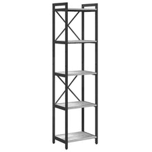 Bücherregal Grau Sonoma 40 x 30 x 153 cm Holzwerkstoff