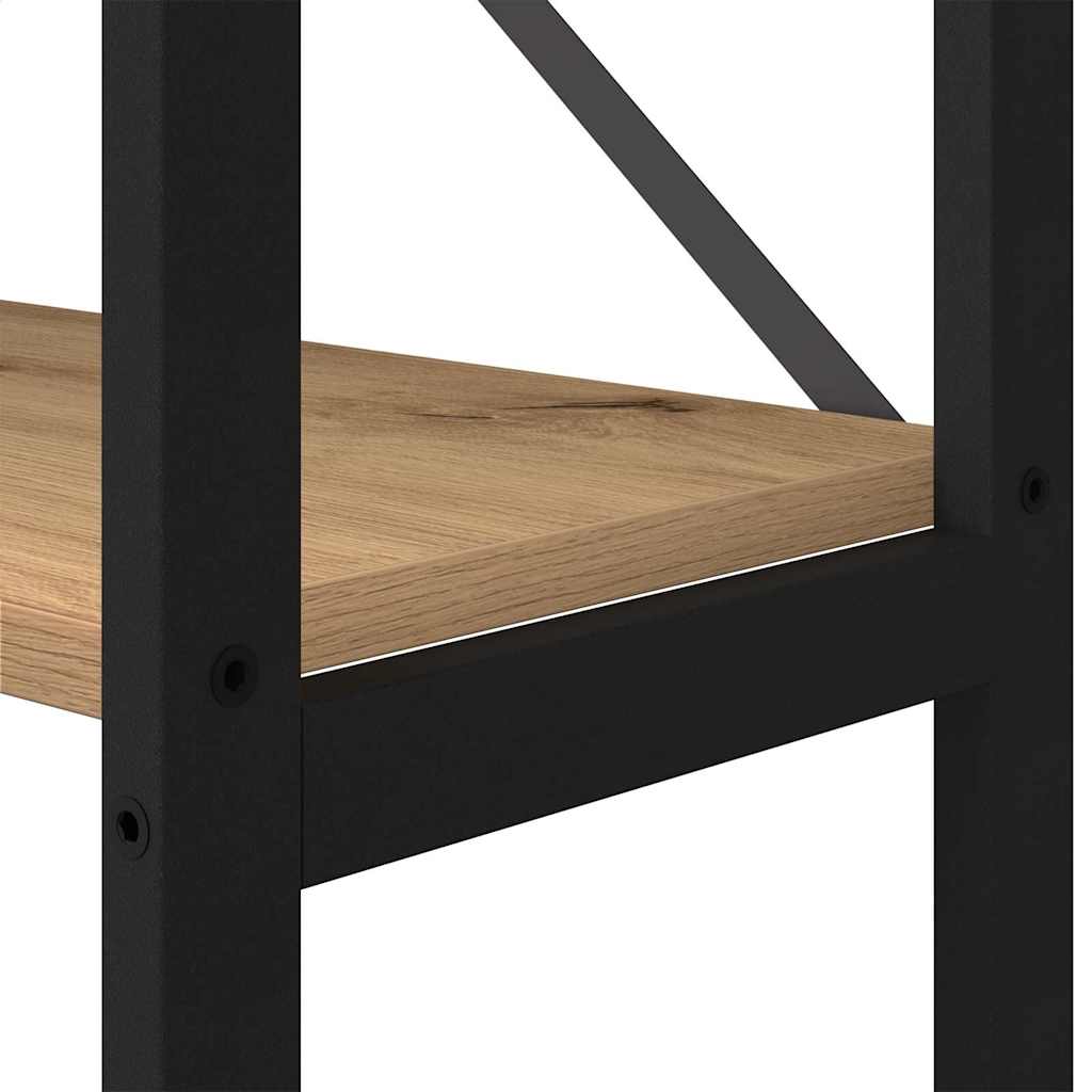 Bücherregal Artisan-Eiche 40 x 30 x 153 cm Holzwerkstoff