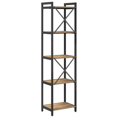 Bücherregal Artisan-Eiche 40 x 30 x 153 cm Holzwerkstoff