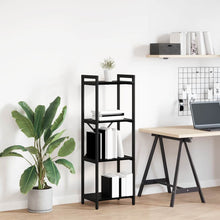 Bücherregal Schwarz Eichen-Optik 40 x 30 x 118 cm Holzwerkstoff