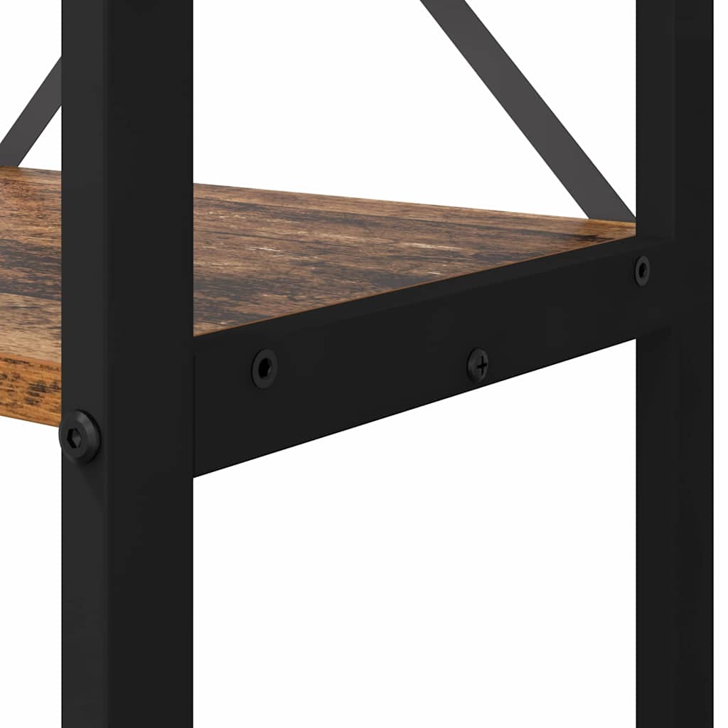 Bücherregal Altholz 40 x 30 x 118 cm Holzwerkstoff