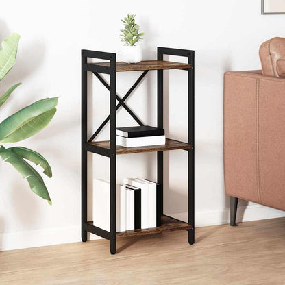 Bücherregal Räuchereiche 40 x 30 x 83 cm Holzwerkstoff