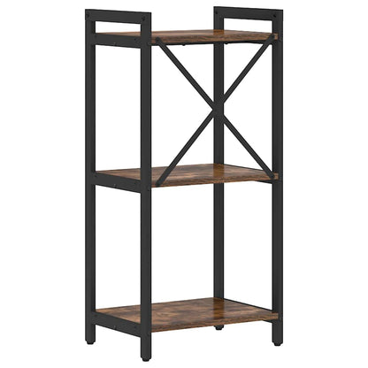 Bücherregal Räuchereiche 40 x 30 x 83 cm Holzwerkstoff